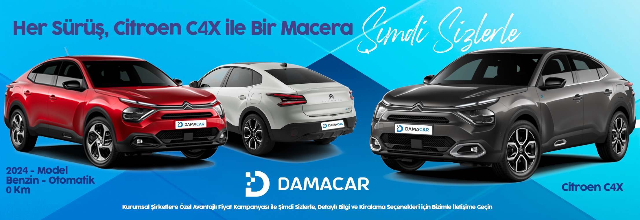 Her Sürüş, Citroen C4X ile  Bir Macera Şimdi C4X Kiralama Zamanı